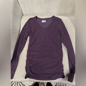 Athleta womens long sleeve size Medium purple
